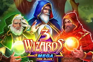 Playtech : Mega Fire Blaze: 3 Wizards - VIAPLAY777