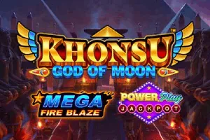 Playtech : Mega Fire Blaze: Khonsu God of Moon PowerPlay Jackpot - VIAPLAY777